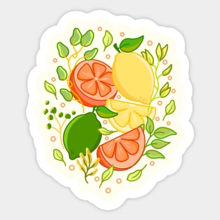 Orange Lemon Lime Sticker